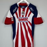 Shop 2008/09 CHIVAS GUADALAJARA *SIGNED* HOME SHIRT (M) REEBOK, classic football shirts, vintage football shirts & retro soccer jerseys at Cult Kits
