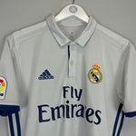 Shop 2016/17 REAL MADRID RONALDO #7 HOME SHIRT (M) ADIDAS, classic football shirts, vintage football shirts & retro soccer jerseys at Cult Kits