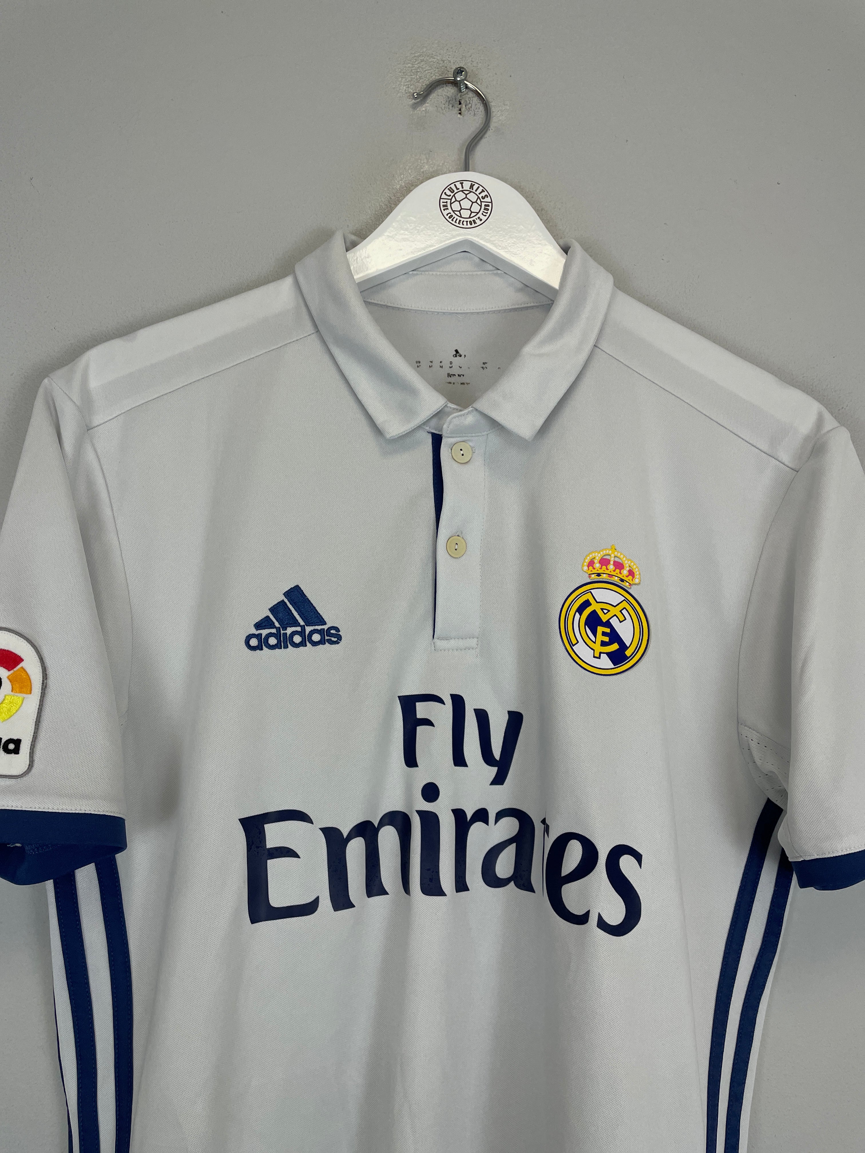 Shop 2016/17 REAL MADRID RONALDO #7 HOME SHIRT (M) ADIDAS, classic football shirts, vintage football shirts & retro soccer jerseys at Cult Kits