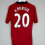 Shop 2013/14 MANCHESTER UNITED V.PERSIE #20 HOME SHIRT (M) NIKE, classic football shirts, vintage football shirts & retro soccer jerseys at Cult Kits