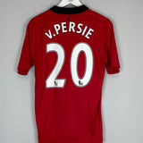 Shop 2013/14 MANCHESTER UNITED V.PERSIE #20 HOME SHIRT (M) NIKE, classic football shirts, vintage football shirts & retro soccer jerseys at Cult Kits