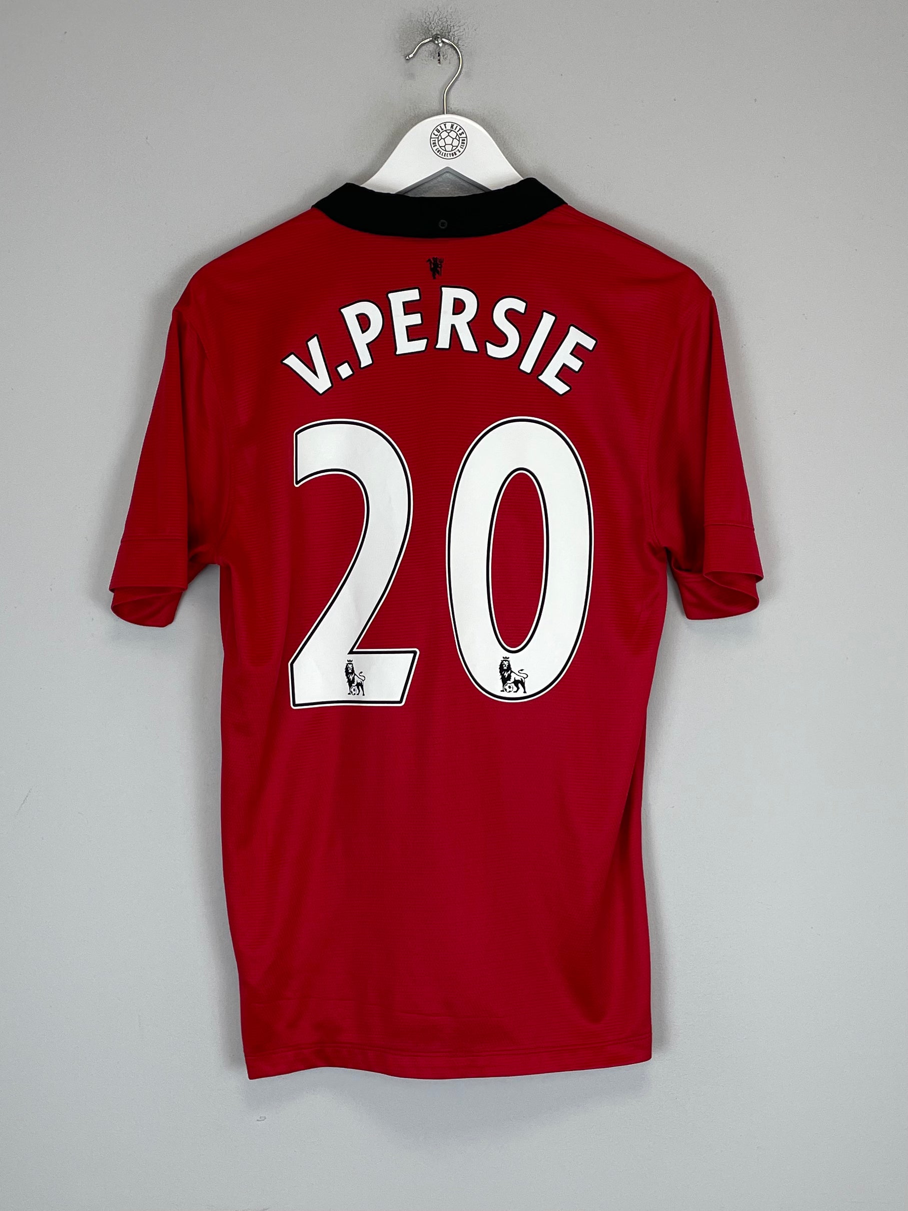 Shop 2013/14 MANCHESTER UNITED V.PERSIE #20 HOME SHIRT (M) NIKE, classic football shirts, vintage football shirts & retro soccer jerseys at Cult Kits