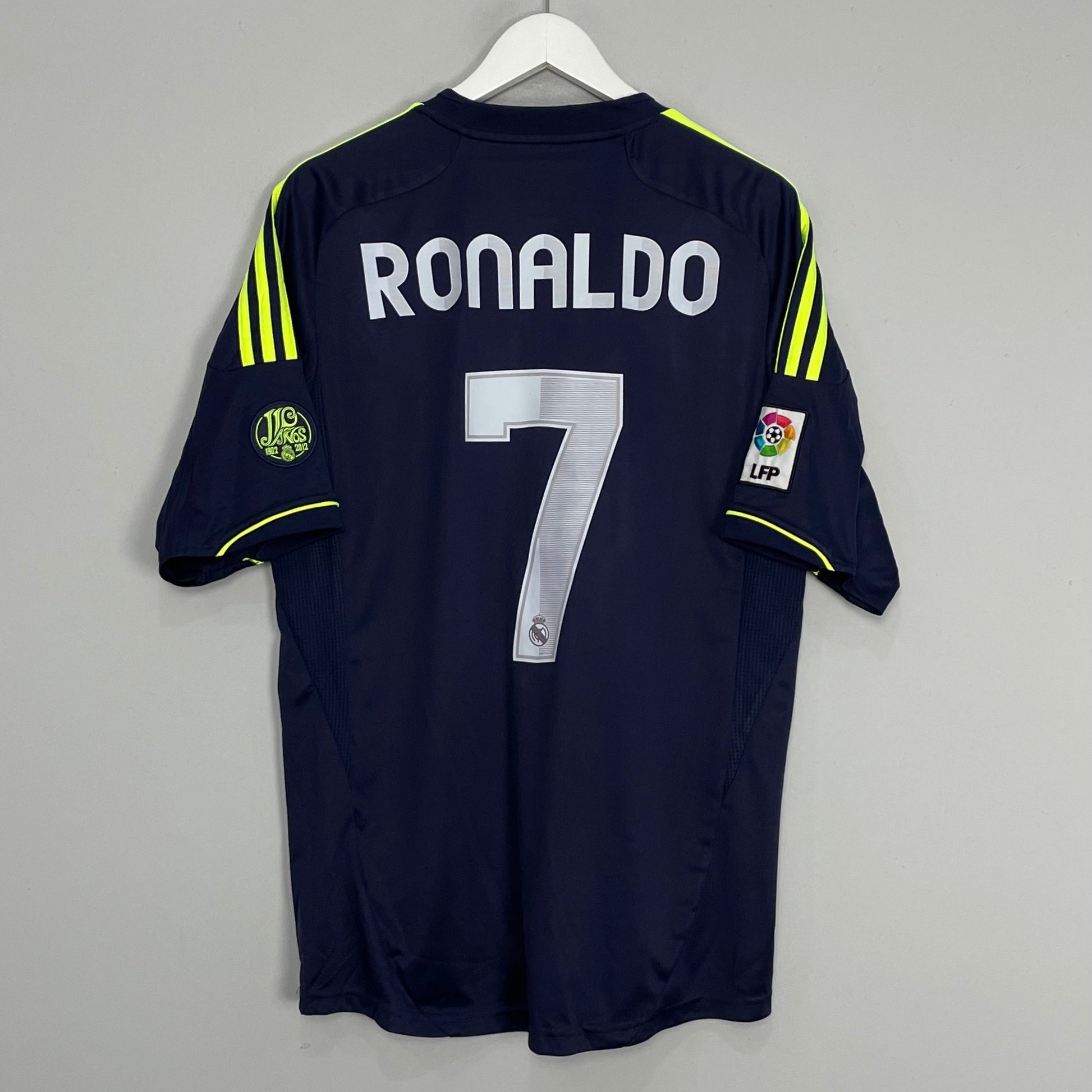 Shop 2012/13 REAL MADRID RONALDO #7 AWAY SHIRT (L) ADIDAS, classic football shirts, vintage football shirts & retro soccer jerseys at Cult Kits