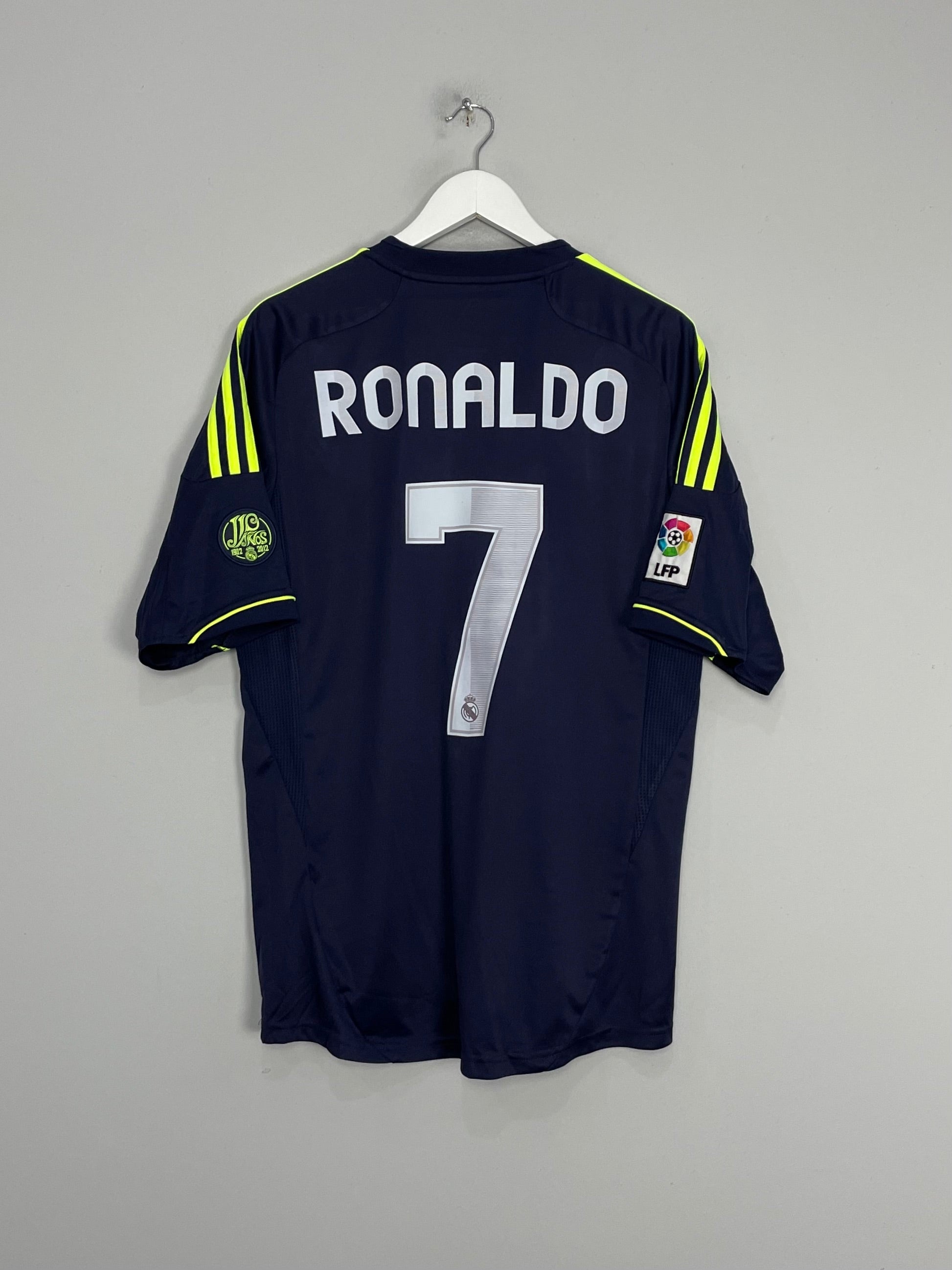 Shop 2012/13 REAL MADRID RONALDO #7 AWAY SHIRT (L) ADIDAS, classic football shirts, vintage football shirts & retro soccer jerseys at Cult Kits