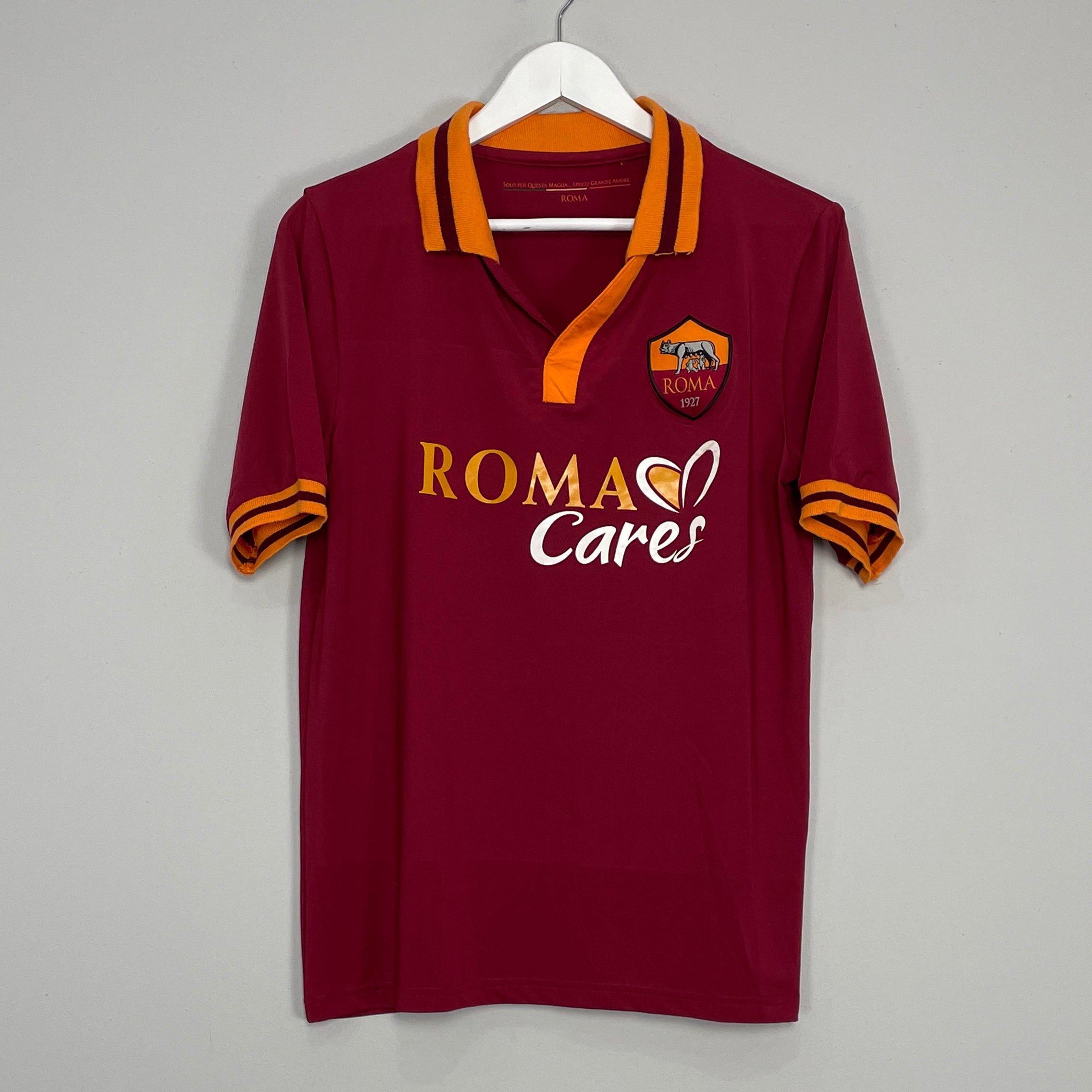 Shop 2013/14 ROMA HOME SHIRT (M) OM, classic football shirts, vintage football shirts & retro soccer jerseys at Cult Kits