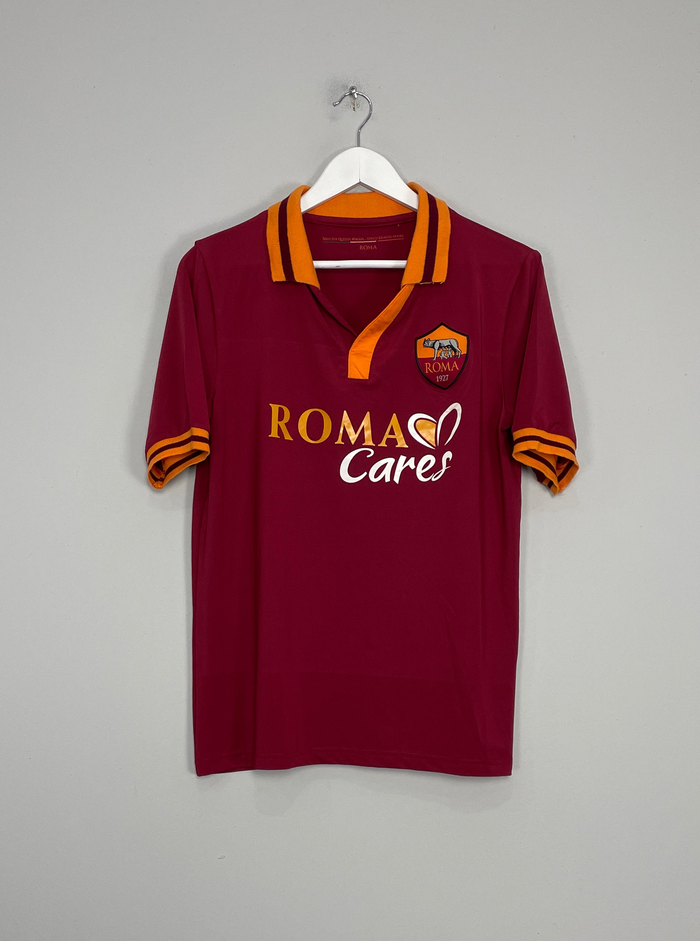 Shop 2013/14 ROMA HOME SHIRT (M) OM, classic football shirts, vintage football shirts & retro soccer jerseys at Cult Kits