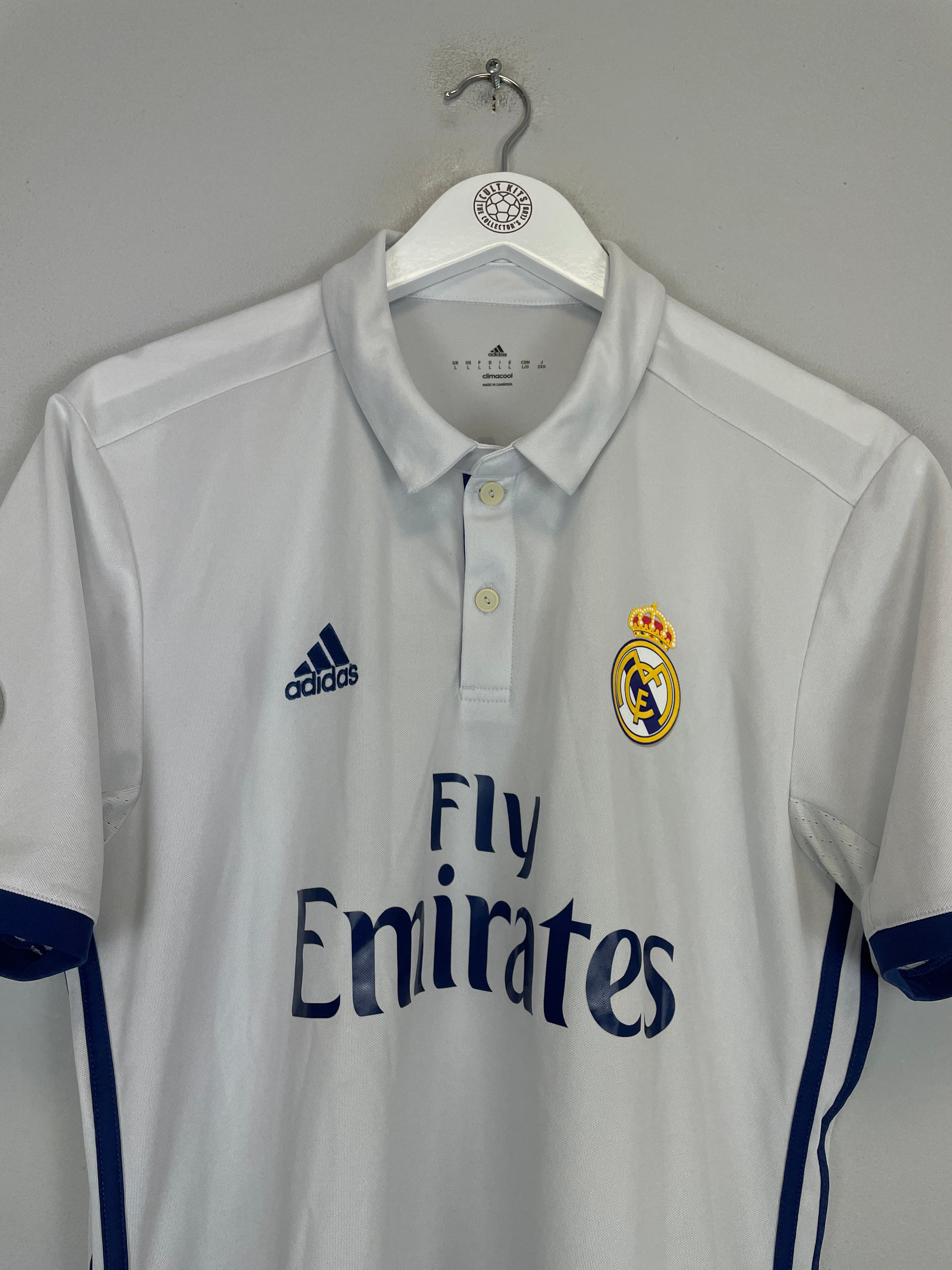 Shop 2016/17 REAL MADRID RONALDO #7 HOME SHIRT (L) ADIDAS, classic football shirts, vintage football shirts & retro soccer jerseys at Cult Kits