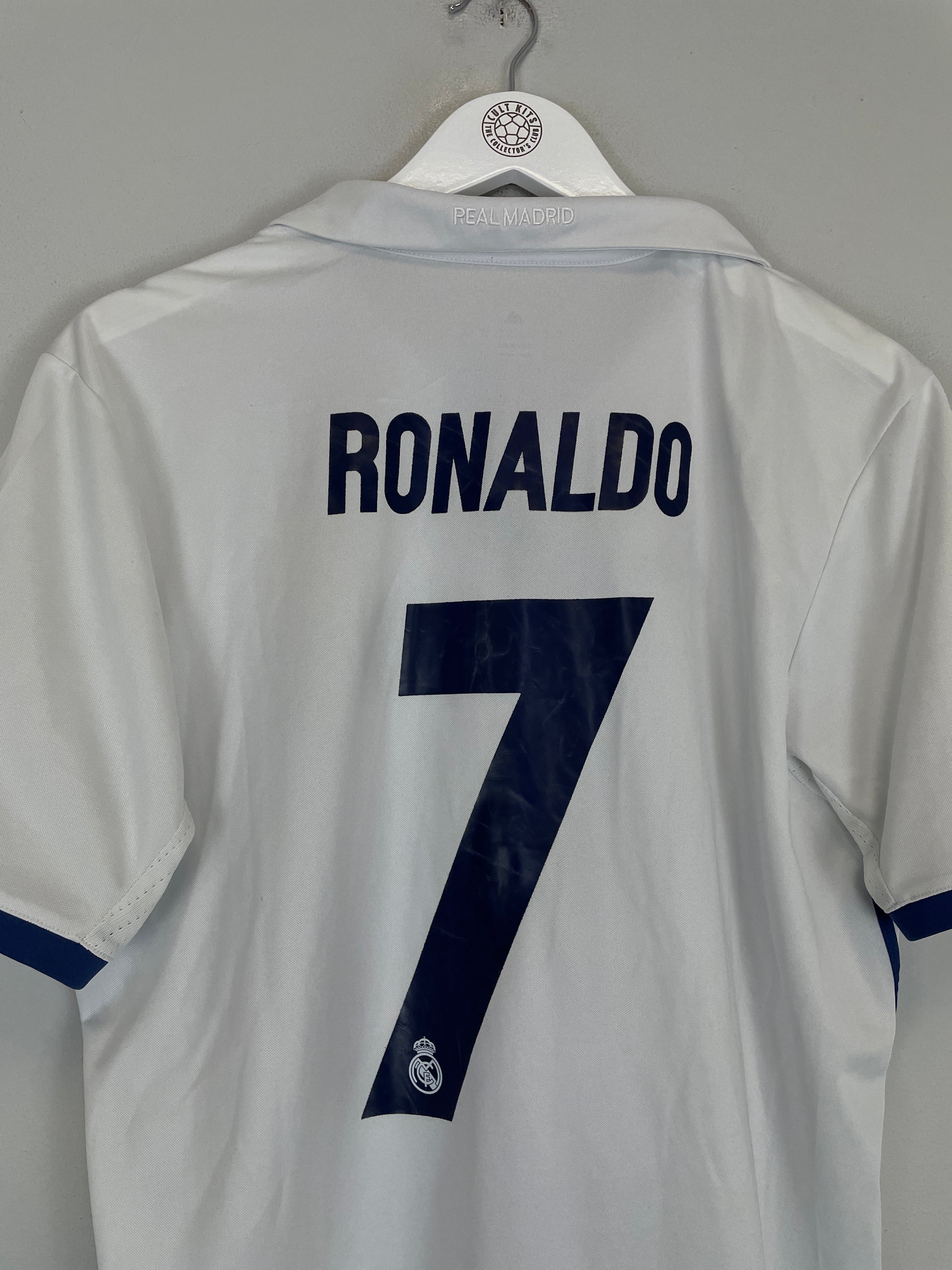 Shop 2016/17 REAL MADRID RONALDO #7 HOME SHIRT (L) ADIDAS, classic football shirts, vintage football shirts & retro soccer jerseys at Cult Kits
