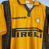 Shop 1996/97 INTER MILAN ZAMORANO #9 THIRD SHIRT (M) UMBRO, classic football shirts, vintage football shirts & retro soccer jerseys at Cult Kits