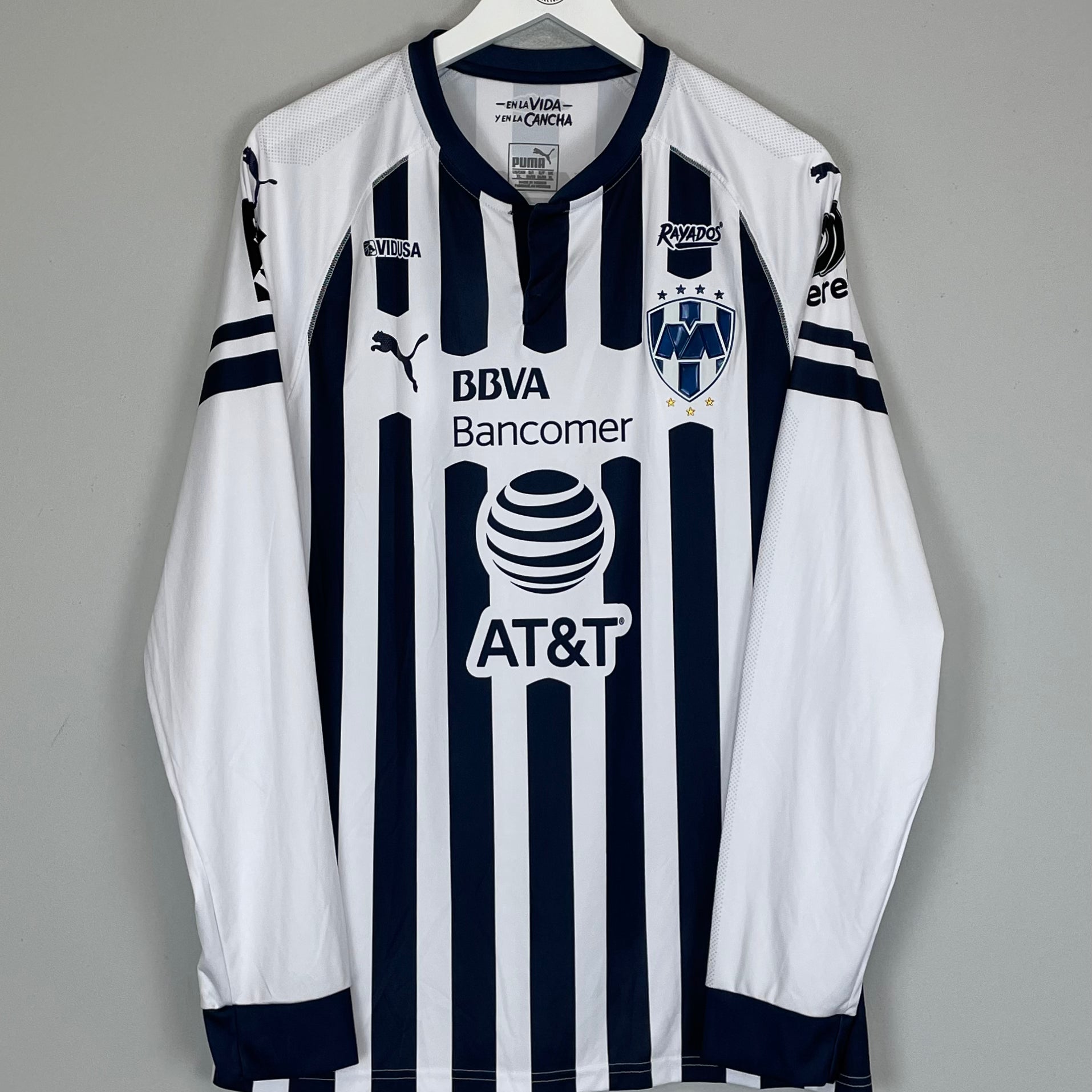 Shop 2018/19 MONTERREY L/S HOME SHIRT (XL) PUMA, classic football shirts, vintage football shirts & retro soccer jerseys at Cult Kits
