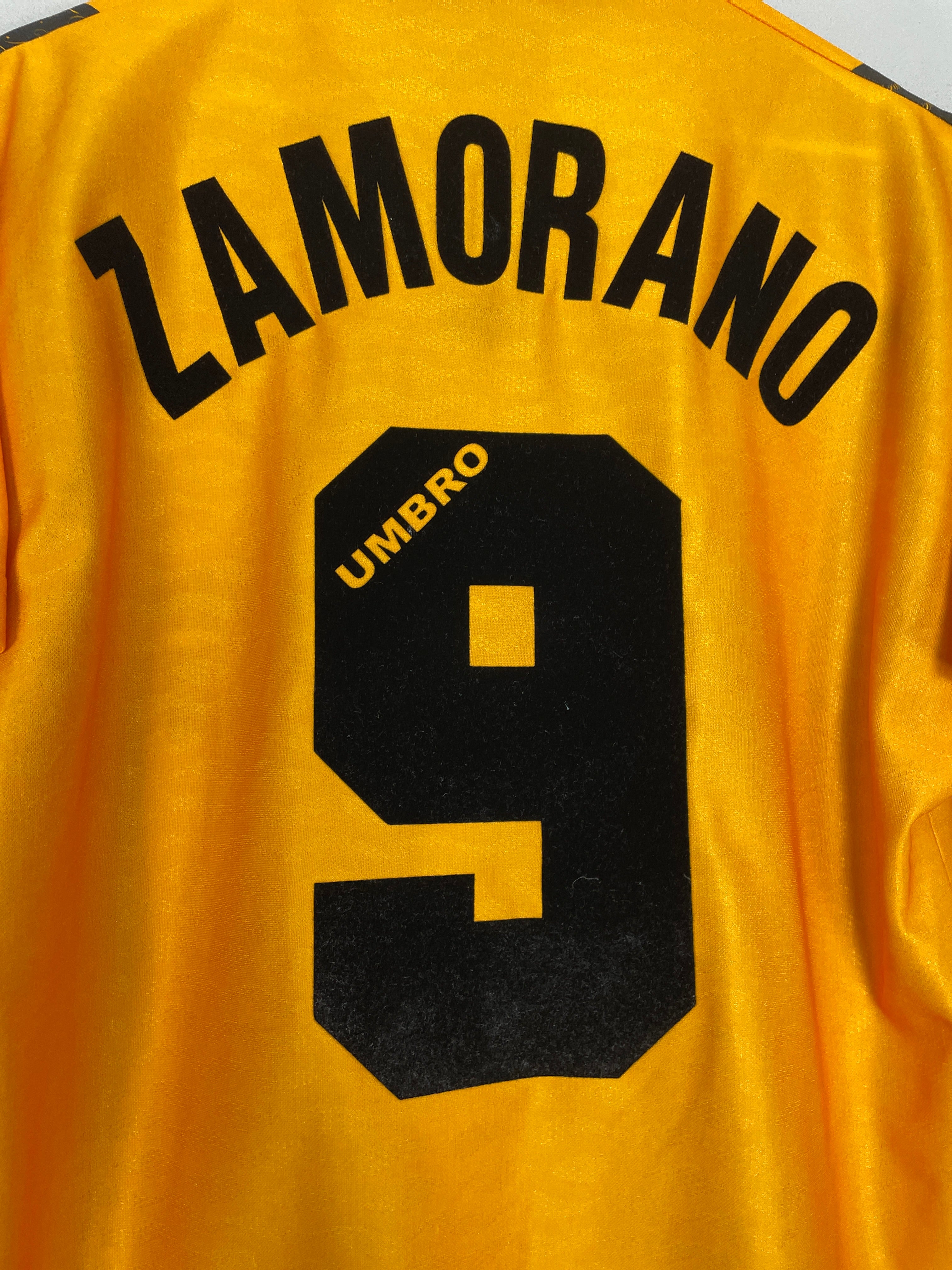 Shop 1996/97 INTER MILAN ZAMORANO #9 THIRD SHIRT (M) UMBRO, classic football shirts, vintage football shirts & retro soccer jerseys at Cult Kits