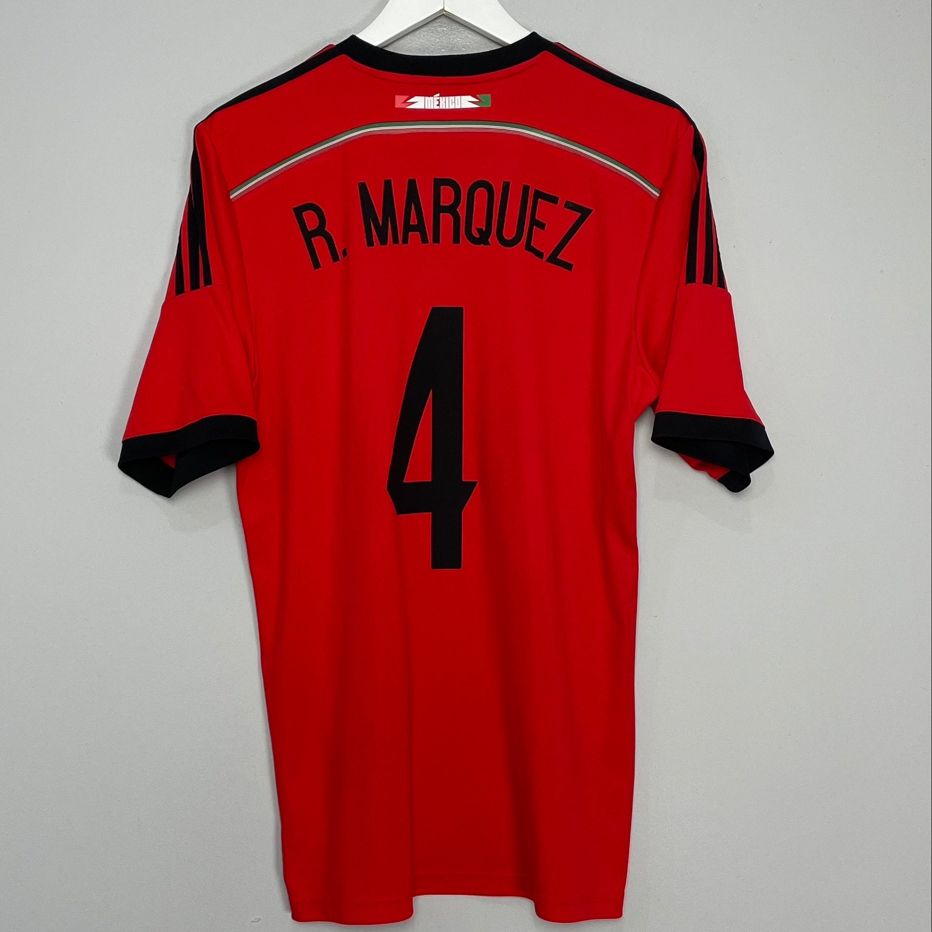 Shop 2014/15 MEXICO R.MARQUEZ #4 AWAY SHIRT (L) ADIDAS, classic football shirts, vintage football shirts & retro soccer jerseys at Cult Kits