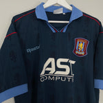 Shop 1995/97 ASTON VILLA AWAY SHIRT (L) REEBOK, classic football shirts, vintage football shirts & retro soccer jerseys at Cult Kits