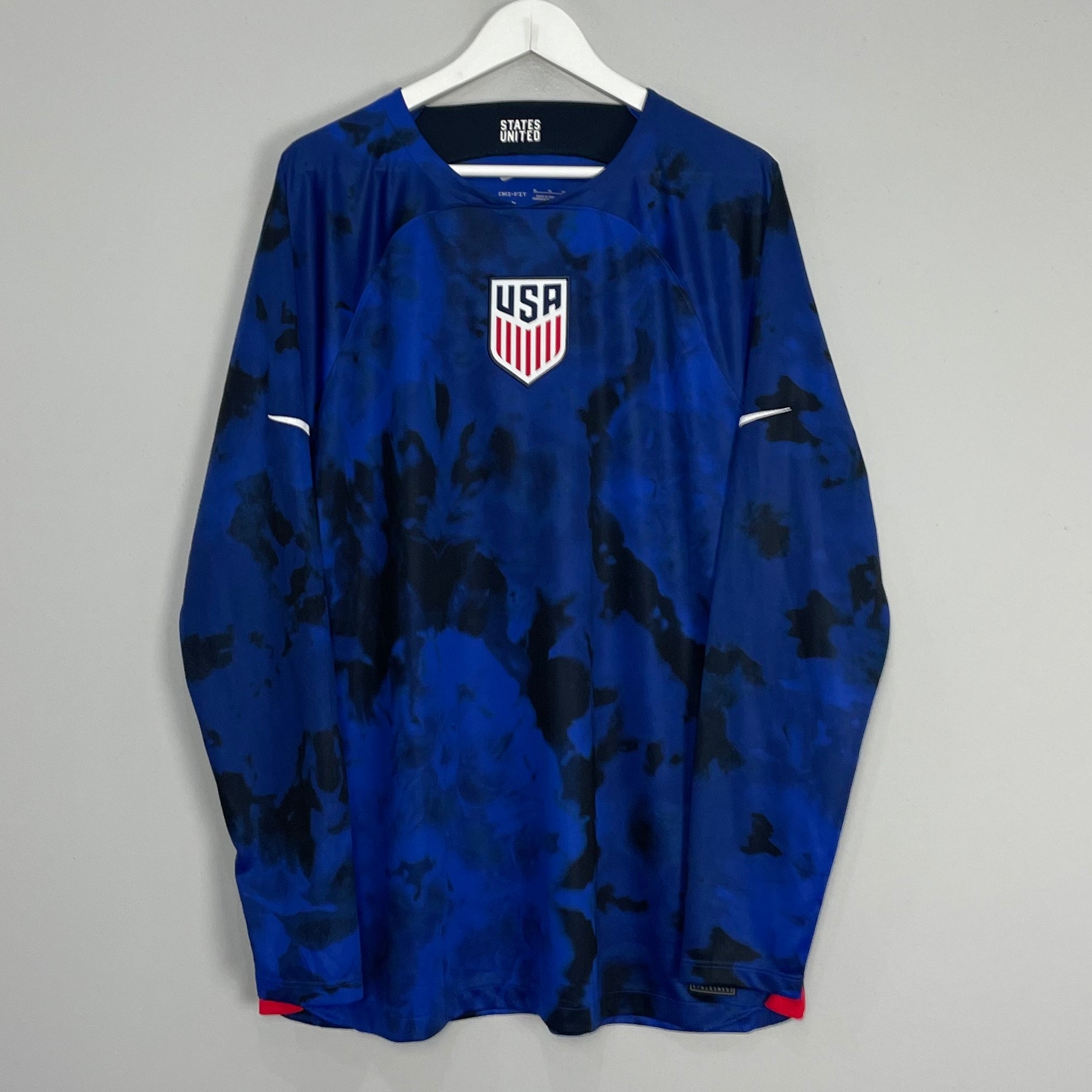Shop 2022/23 USA L/S AWAY SHIRT (XL) NIKE, classic football shirts, vintage football shirts & retro soccer jerseys at Cult Kits