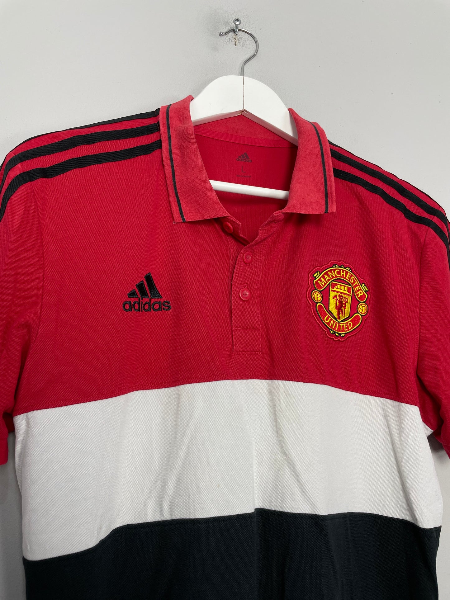 2019/20 MANCHESTER UNITED POLO SHIRT (L) ADIDAS