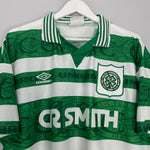 Shop 1995/97 CELTIC HOME SHIRT (XL) UMBRO, classic football shirts, vintage football shirts & retro soccer jerseys at Cult Kits