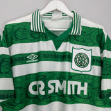 Shop 1995/97 CELTIC HOME SHIRT (XL) UMBRO, classic football shirts, vintage football shirts & retro soccer jerseys at Cult Kits