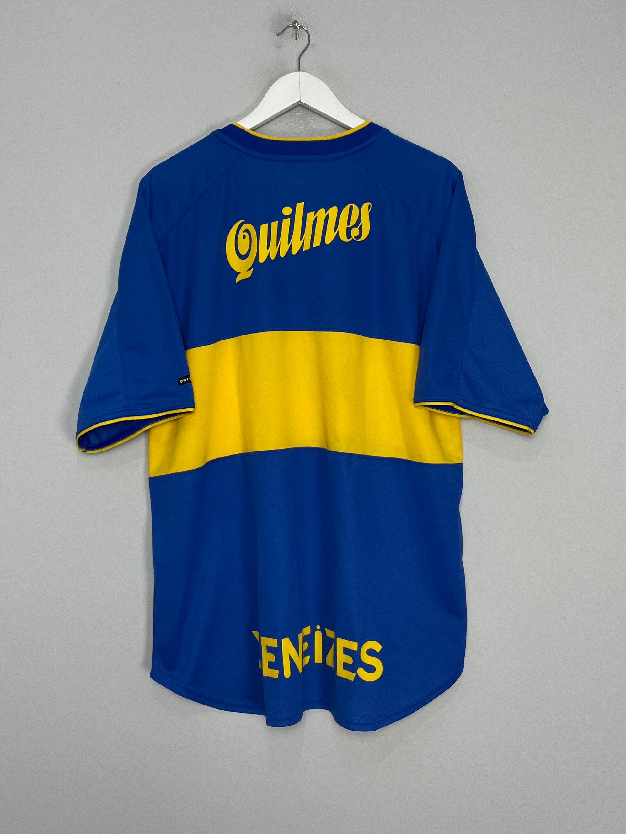 Shop 2000/01 BOCA JUNIORS HOME SHIRT (XL) NIKE, classic football shirts, vintage football shirts & retro soccer jerseys at Cult Kits
