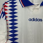 Shop 1994 FRANCE AWAY SHIRT (M) ADIDAS, classic football shirts, vintage football shirts & retro soccer jerseys at Cult Kits