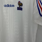 Shop 1994 FRANCE AWAY SHIRT (M) ADIDAS, classic football shirts, vintage football shirts & retro soccer jerseys at Cult Kits