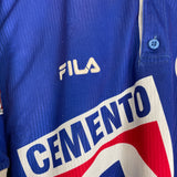 Shop 1998/99 CRUZ AZUL HOME SHIRT (L) FILA, classic football shirts, vintage football shirts & retro soccer jerseys at Cult Kits