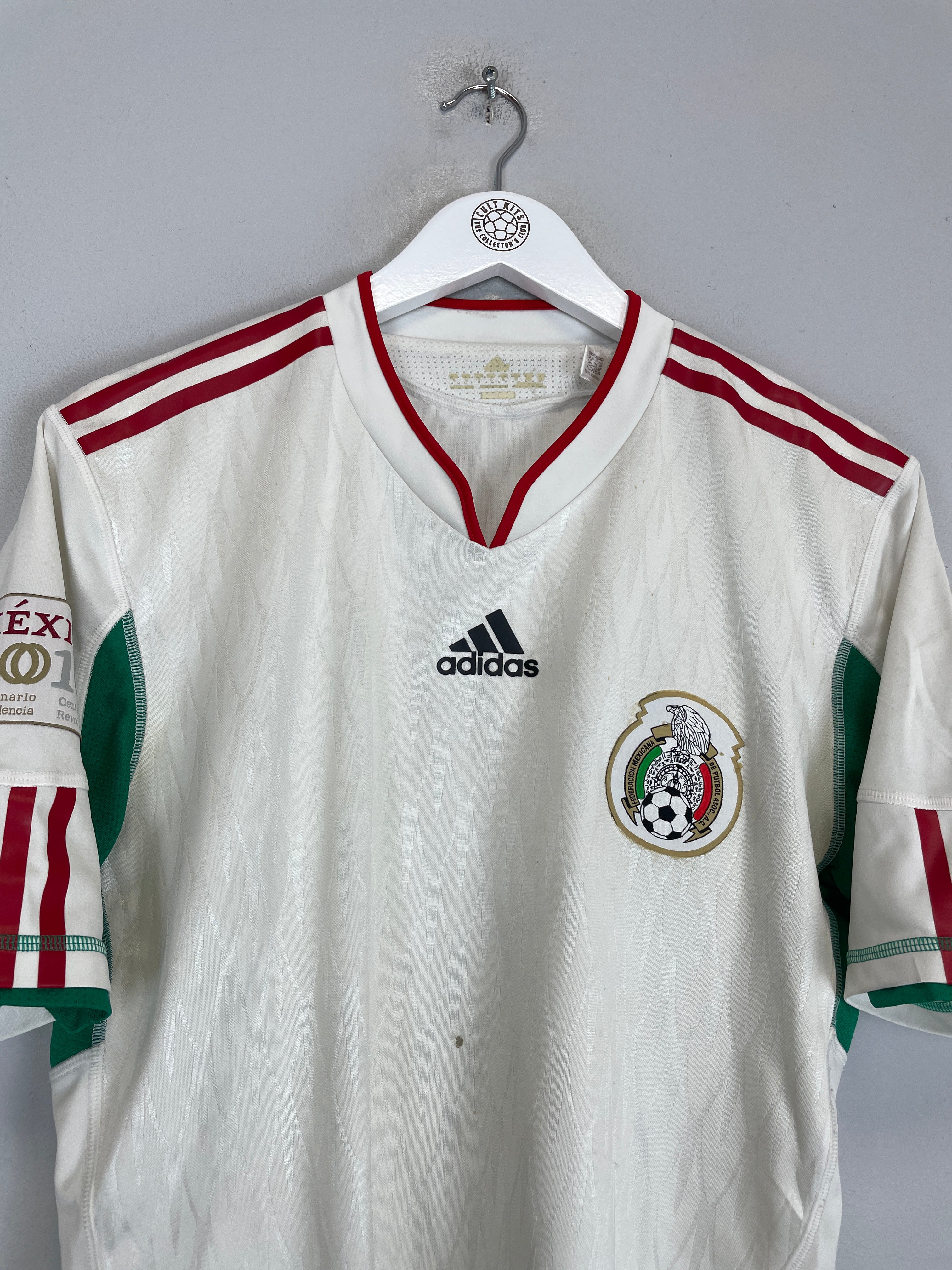 Shop 2010/11 MEXICO *LIMITED EDITION* AWAY SHIRT (L) ADIDAS, classic football shirts, vintage football shirts & retro soccer jerseys at Cult Kits
