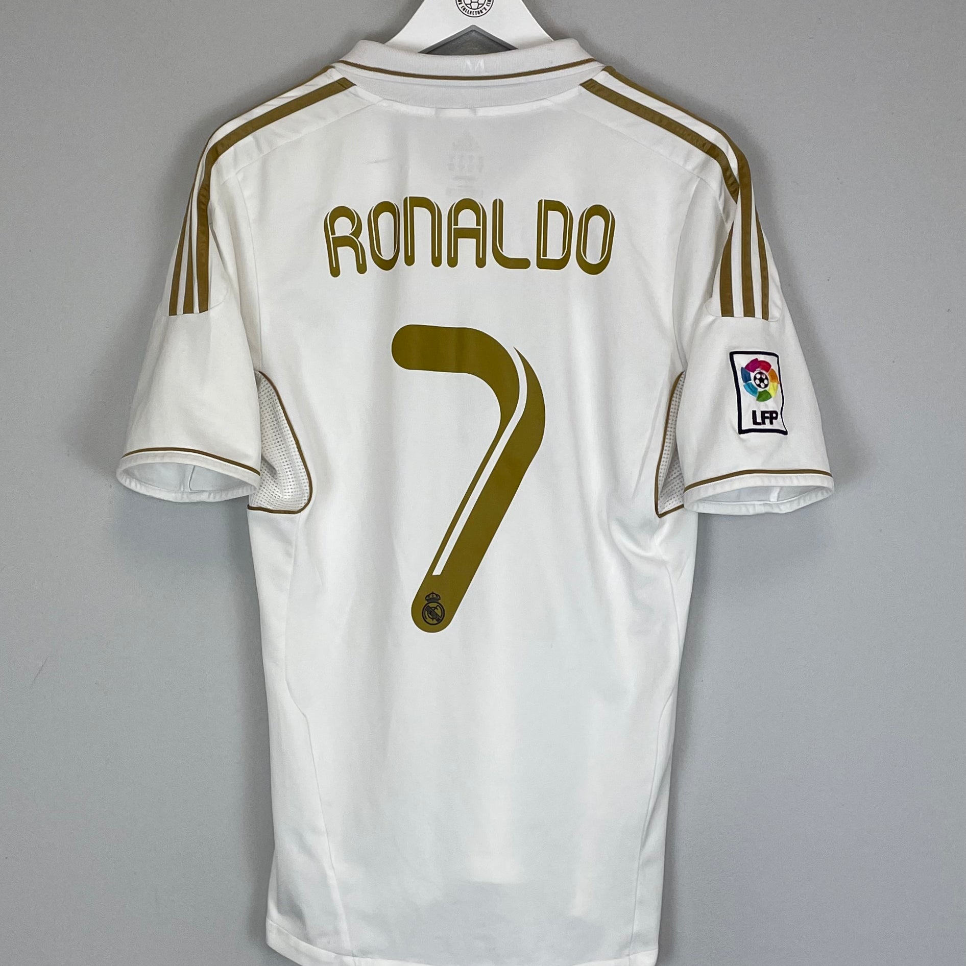 Shop 2011/12 REAL MADRID RONALDO #7 HOME SHIRT (M) ADIDAS, classic football shirts, vintage football shirts & retro soccer jerseys at Cult Kits