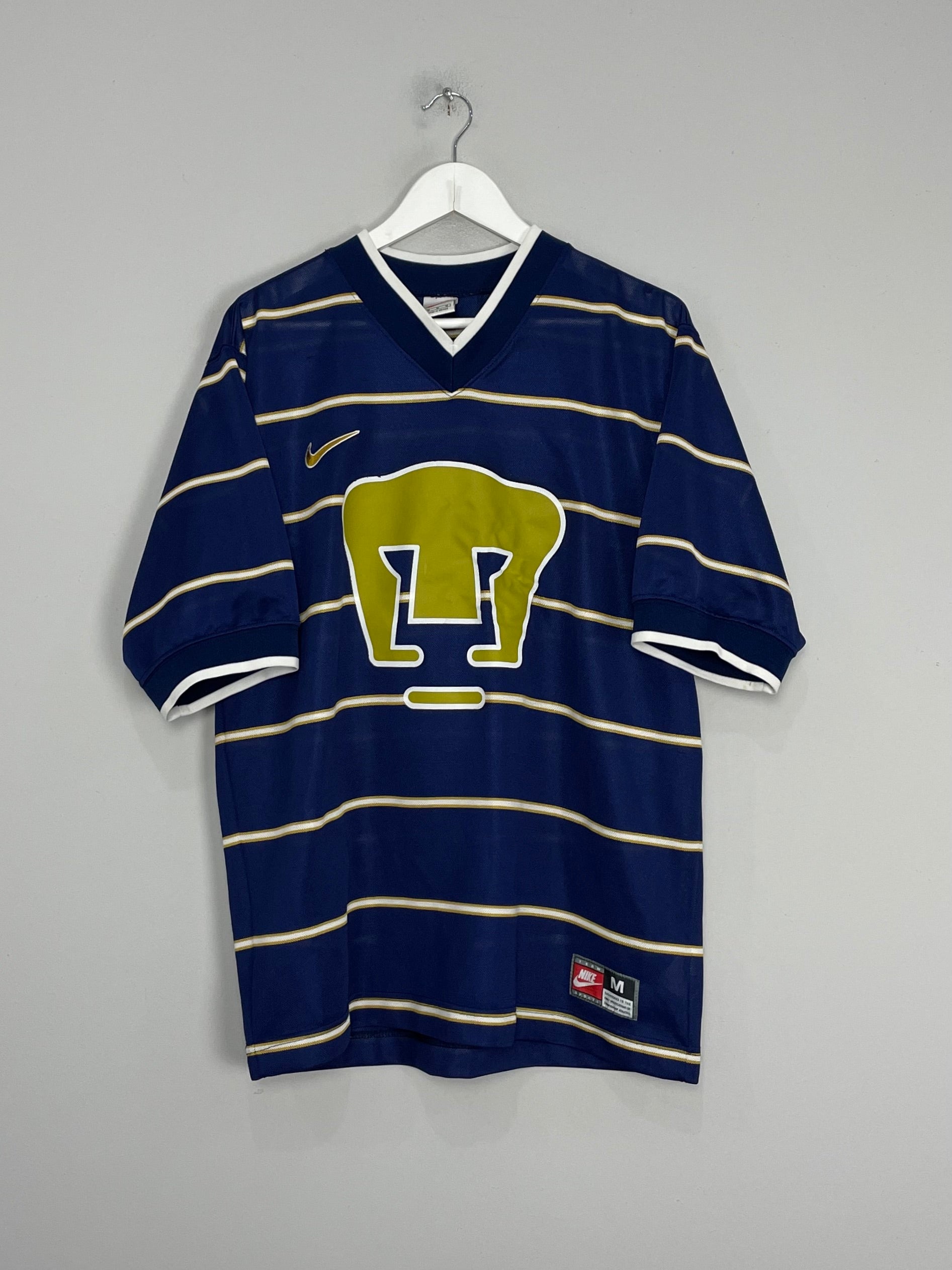 Shop 1997/98 UNAM PUMAS HOME SHIRT (M) NIKE, classic football shirts, vintage football shirts & retro soccer jerseys at Cult Kits