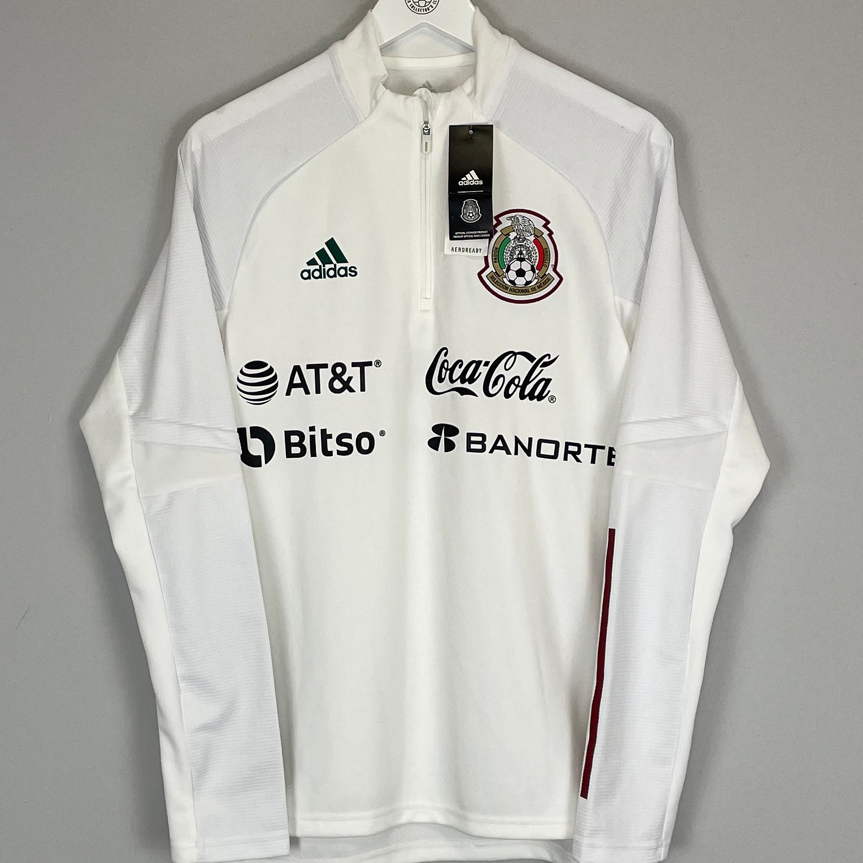 Shop 2018/19 MEXICO *BNWT* 1/4 ZIP (M) ADIDAS, classic football shirts, vintage football shirts & retro soccer jerseys at Cult Kits