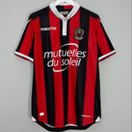Shop 2017/18 OGC NICE BALOTELLI #9 HOME SHIRT (XL) MACRON, classic football shirts, vintage football shirts & retro soccer jerseys at Cult Kits
