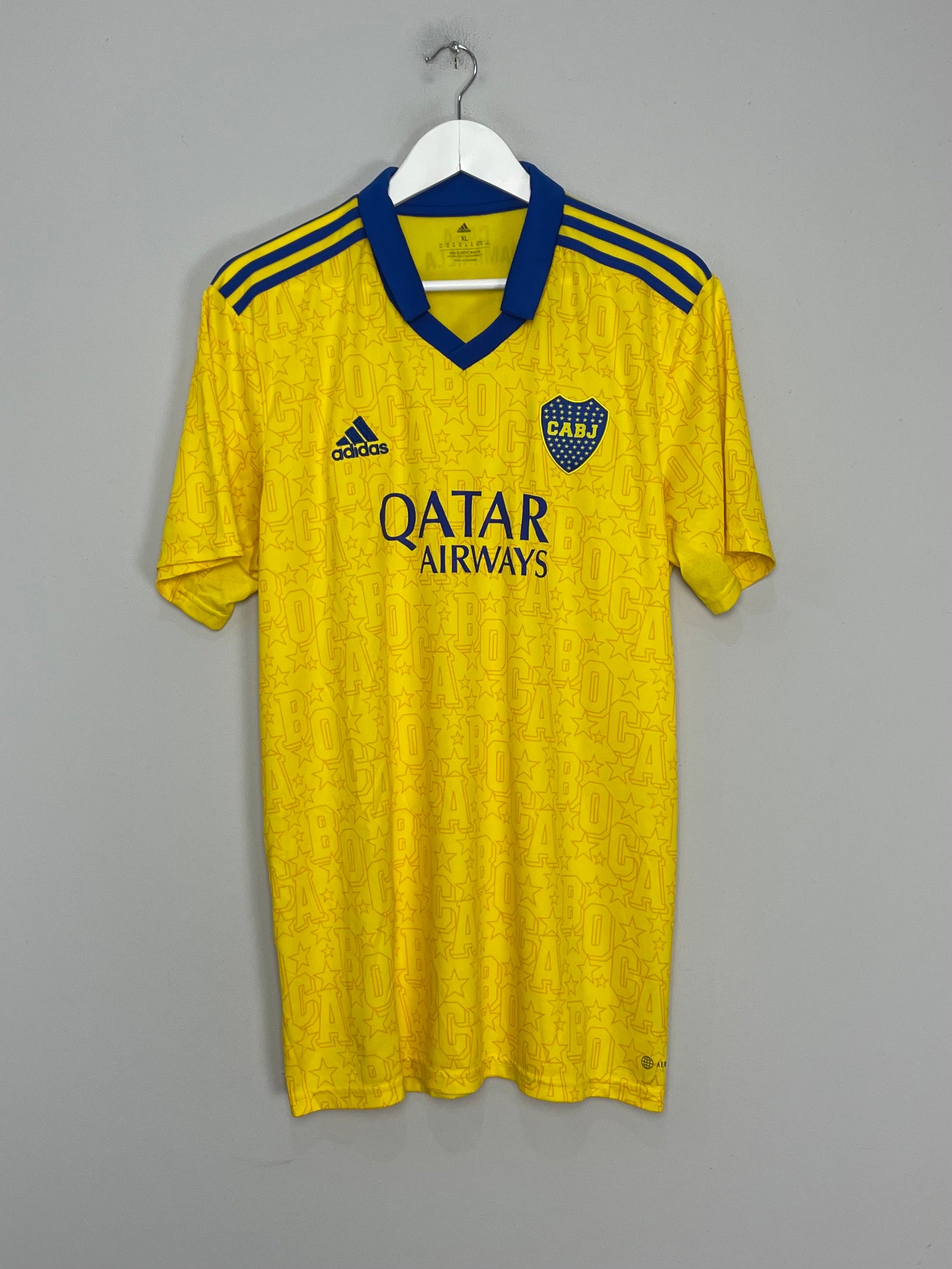Shop 2022/23 BOCA JUNIORS THIRD SHIRT (XL) ADIDAS, classic football shirts, vintage football shirts & retro soccer jerseys at Cult Kits