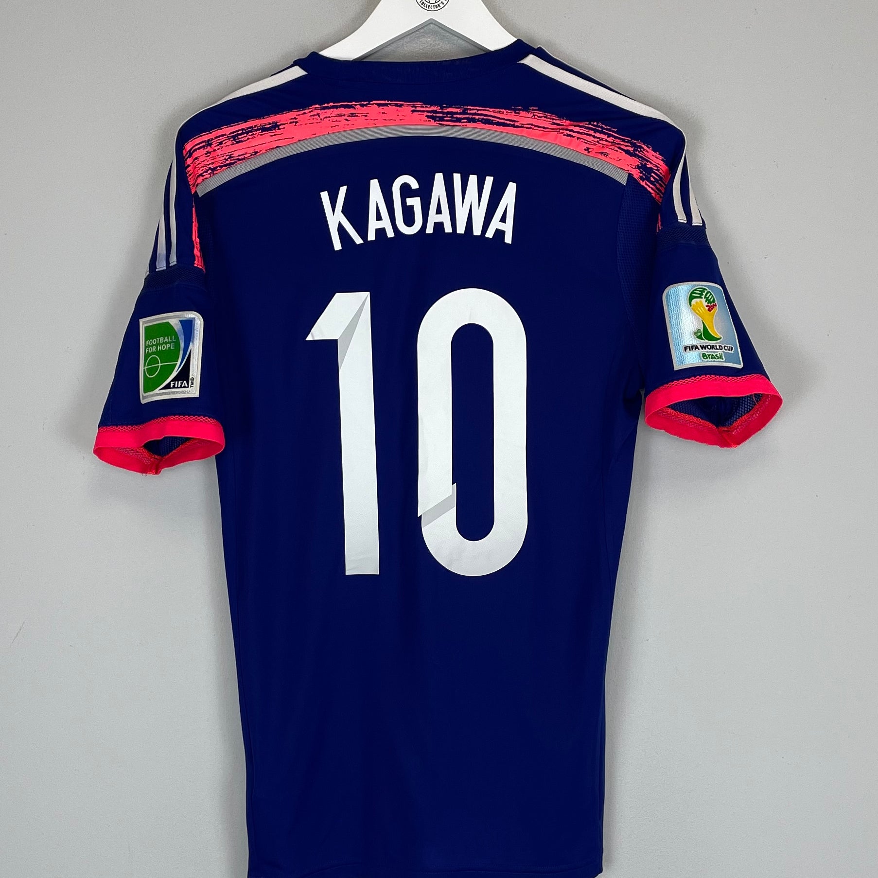 Shop 2014/15 JAPAN KAGAWA #10 *PLAYER ISSUE* HOME SHIRT (M) ADIDAS, classic football shirts, vintage football shirts & retro soccer jerseys at Cult Kits