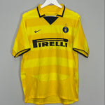 Shop 2003/04 INTER MILAN ADRIANO #10 AWAY SHIRT (M) NIKE, classic football shirts, vintage football shirts & retro soccer jerseys at Cult Kits