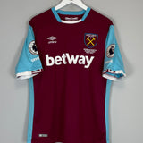 2016/17 WEST HAM PAYET #27 HOME SHIRT (XL) UMBRO