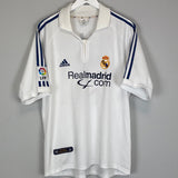 Shop 2001/02 REAL MADRID ZIDANE #5 HOME SHIRT (L) ADIDAS, classic football shirts, vintage football shirts & retro soccer jerseys at Cult Kits