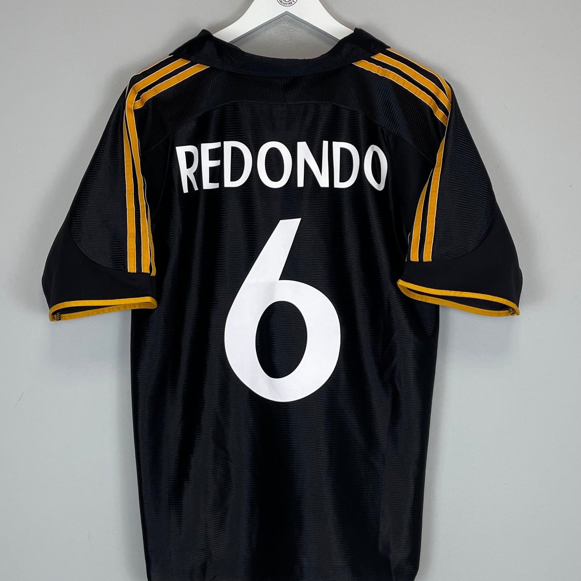 Shop 1999/01 REAL MADRID REDONDO #6 AWAY SHIRT (M) ADIDAS, classic football shirts, vintage football shirts & retro soccer jerseys at Cult Kits