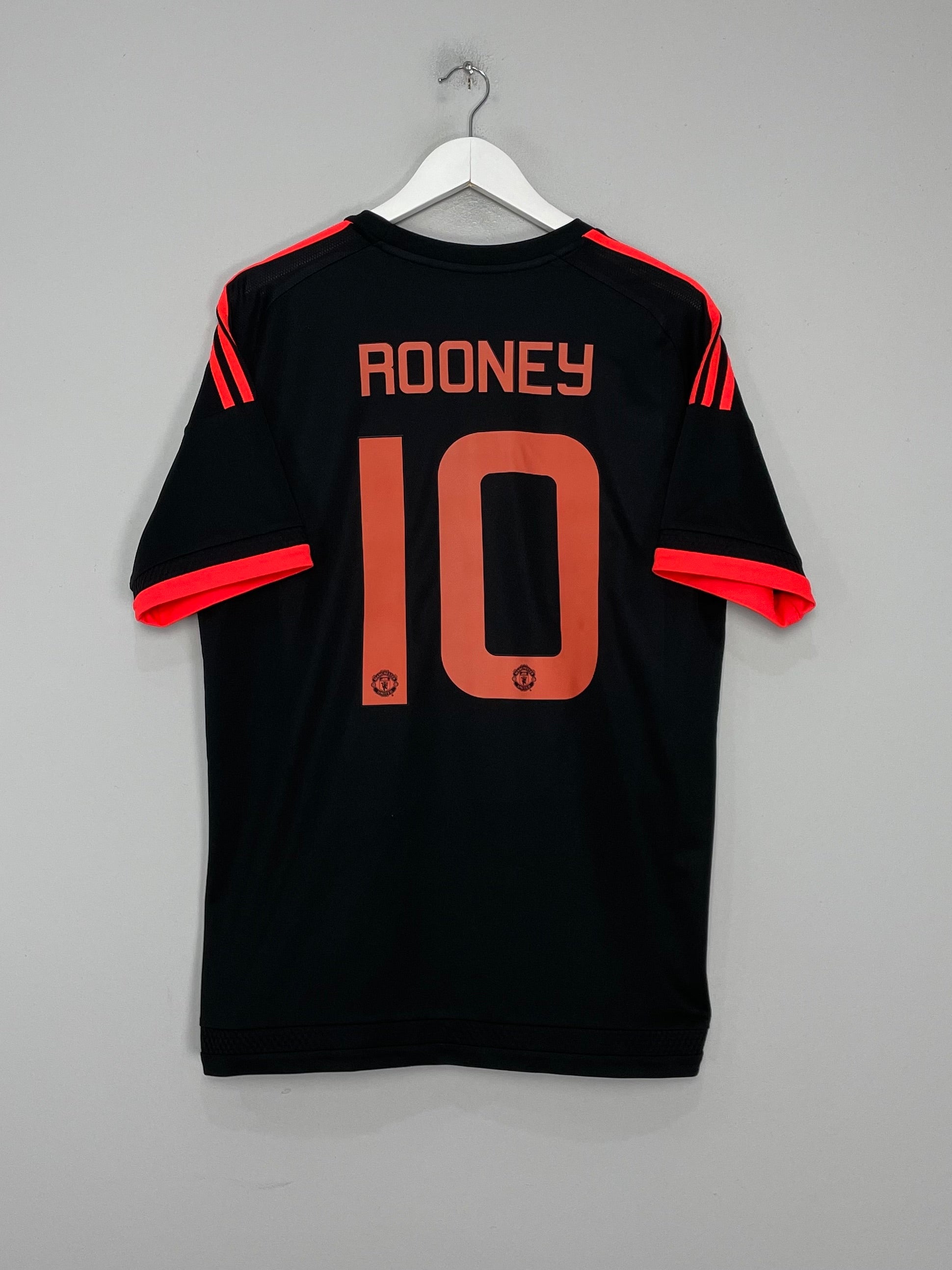 Shop 2015/16 MANCHESTER UNITED ROONEY #10 THIRD SHIRT (L) ADIDAS, classic football shirts, vintage football shirts & retro soccer jerseys at Cult Kits