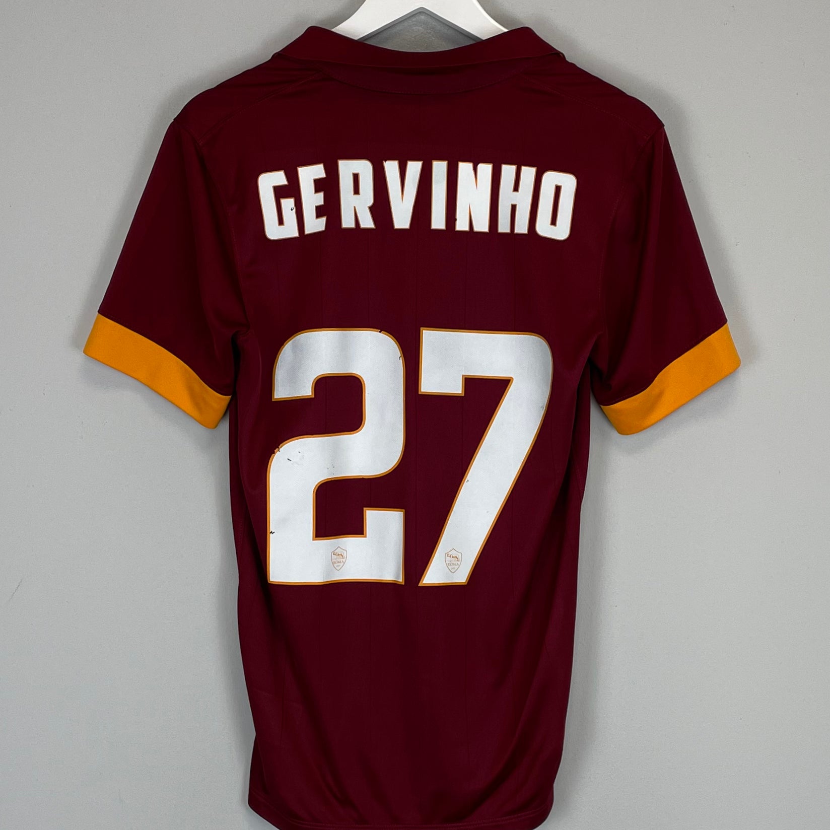 Shop 2014/15 ROMA GERVINHO #27 HOME SHIRT (S) NIKE, classic football shirts, vintage football shirts & retro soccer jerseys at Cult Kits