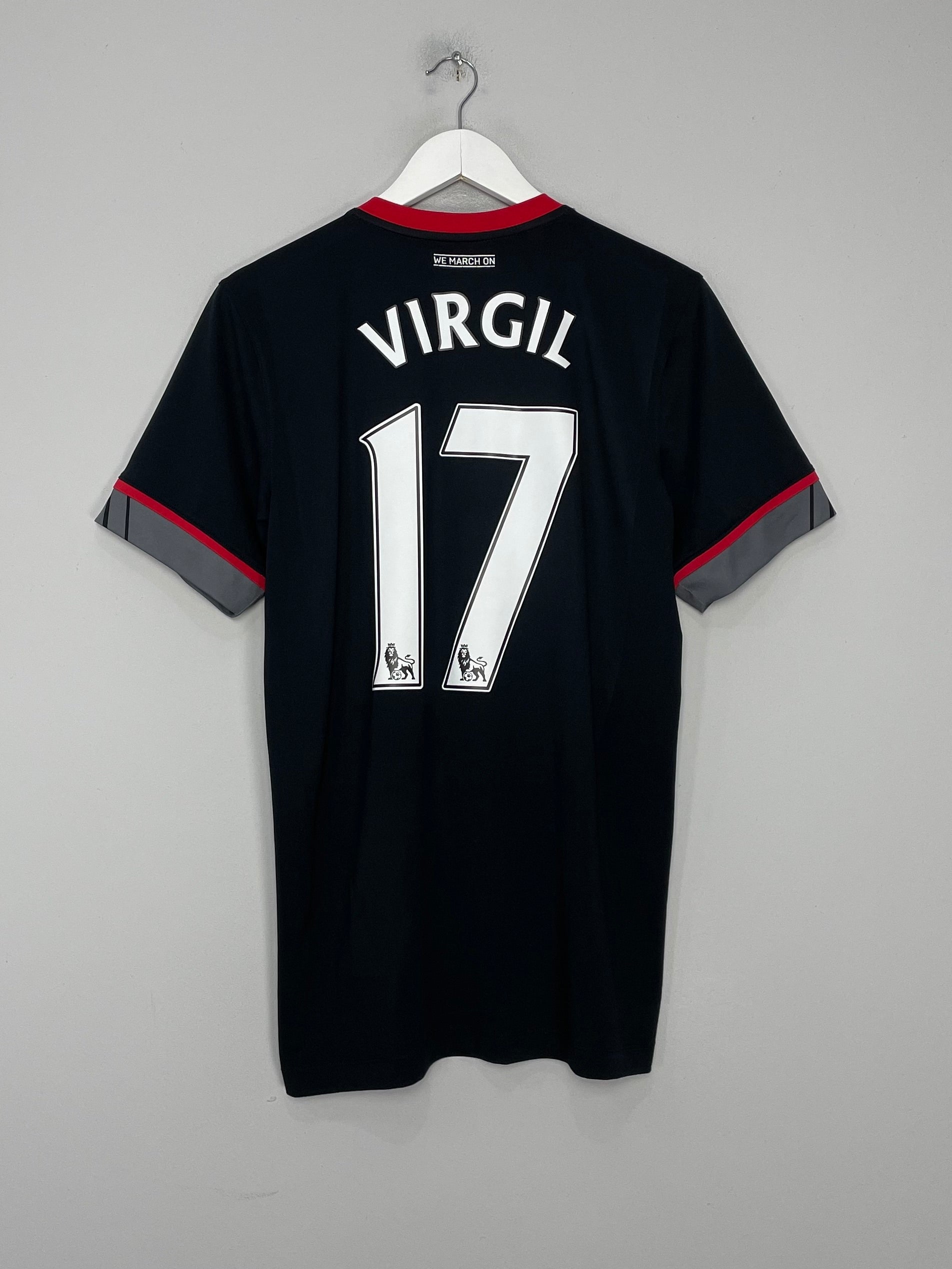Shop 2016/17 SOUTHAMPTON VIRGIL #17 AWAY SHIRT (L) UNDER ARMOUR, classic football shirts, vintage football shirts & retro soccer jerseys at Cult Kits