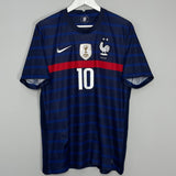 Shop 2020/21 FRANCE MBAPPE #10 HOME SHIRT (L) NIKE, classic football shirts, vintage football shirts & retro soccer jerseys at Cult Kits