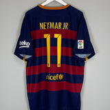 2015/16 BARCELONA NEYMAR JR #11 HOME SHIRT (XXL) NIKE