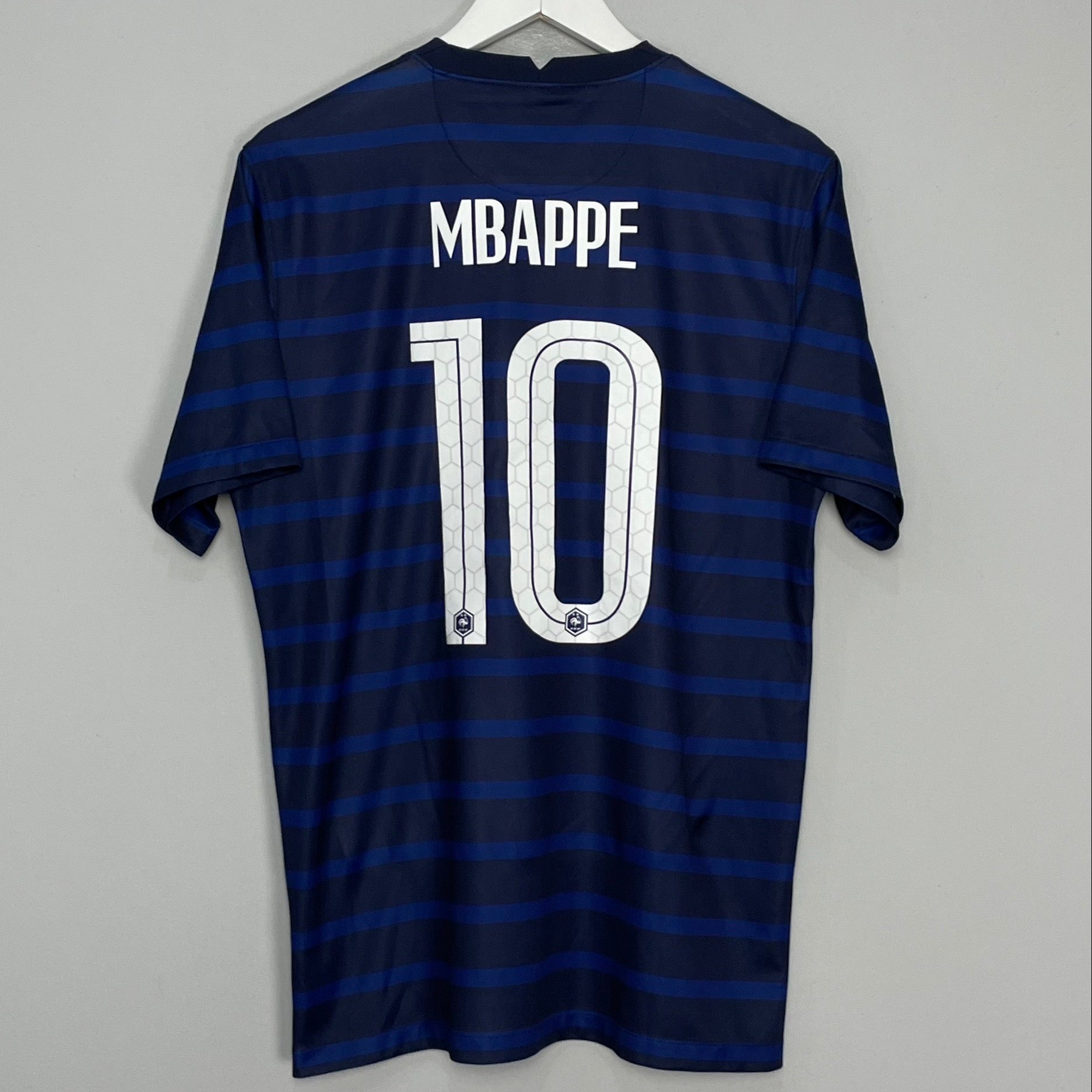 Shop 2020/21 FRANCE MBAPPE #10 HOME SHIRT (L) NIKE, classic football shirts, vintage football shirts & retro soccer jerseys at Cult Kits