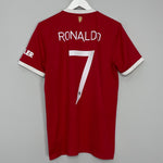 Shop 2021/22 MANCHESTER UNITED RONALDO #7 HOME SHIRT (M) ADIDAS, classic football shirts, vintage football shirts & retro soccer jerseys at Cult Kits