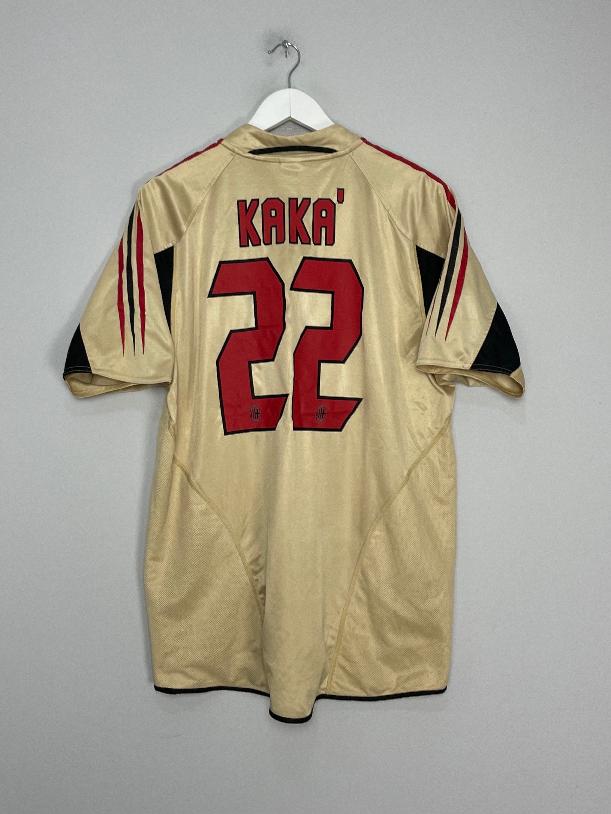 Shop 2004/05 AC MILAN KAKA #22 THIRD SHIRT (L) ADIDAS, classic football shirts, vintage football shirts & retro soccer jerseys at Cult Kits