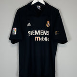 Shop 2002/03 REAL MADRID ZIDANE #5 *CENTENARY* AWAY SHIRT (L) ADIDAS, classic football shirts, vintage football shirts & retro soccer jerseys at Cult Kits