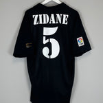 Shop 2002/03 REAL MADRID ZIDANE #5 *CENTENARY* AWAY SHIRT (L) ADIDAS, classic football shirts, vintage football shirts & retro soccer jerseys at Cult Kits