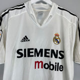 2004/05 REAL MADRID RONALDO #9 HOME SHIRT (M) ADIDAS