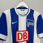Shop 2014/15 HERTHA BERLIN HOME SHIRT (L) NIKE, classic football shirts, vintage football shirts & retro soccer jerseys at Cult Kits