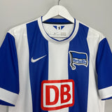 Shop 2014/15 HERTHA BERLIN HOME SHIRT (L) NIKE, classic football shirts, vintage football shirts & retro soccer jerseys at Cult Kits