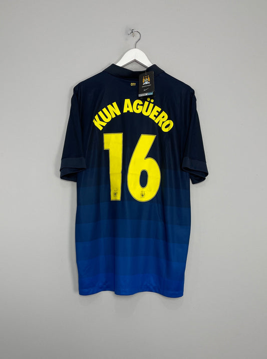 2014/15 MANCHESTER CITY AGUERO #16 *BNWT* AWAY SHIRT (XL) NIKE